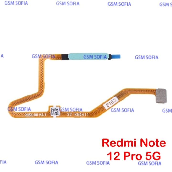 Flex Lector Huella Para Redmi Note 12 Pro 5G / Redmi Note 12 Pro Plus 5G / Poco X5 Pro 5G - VERDE